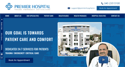 Desktop Screenshot of premierhospital.in